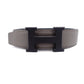 HERMES Leather Constance Reversible Matte Black Gray Size 80CM H Belt