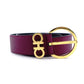 Salvatore Ferragamo Gancini Belt Purple Size 70CM
