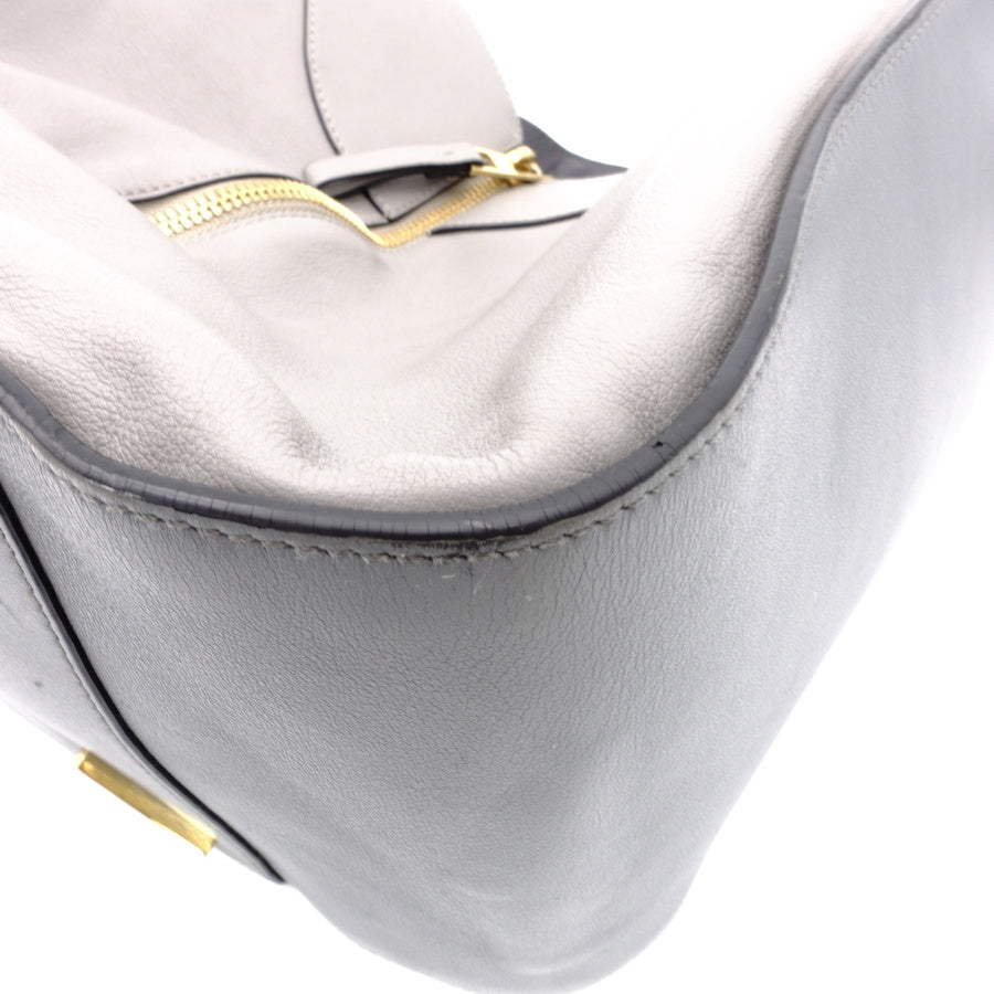 LOEWE Hammock Medium Gray Leather Shoulder