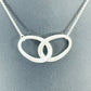 Tiffany & Co. Necklace Double Loop Elsa Peretti Silver 925 Silver