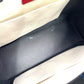 VALENTINO Canvas Leather White Black 2 Way Bag