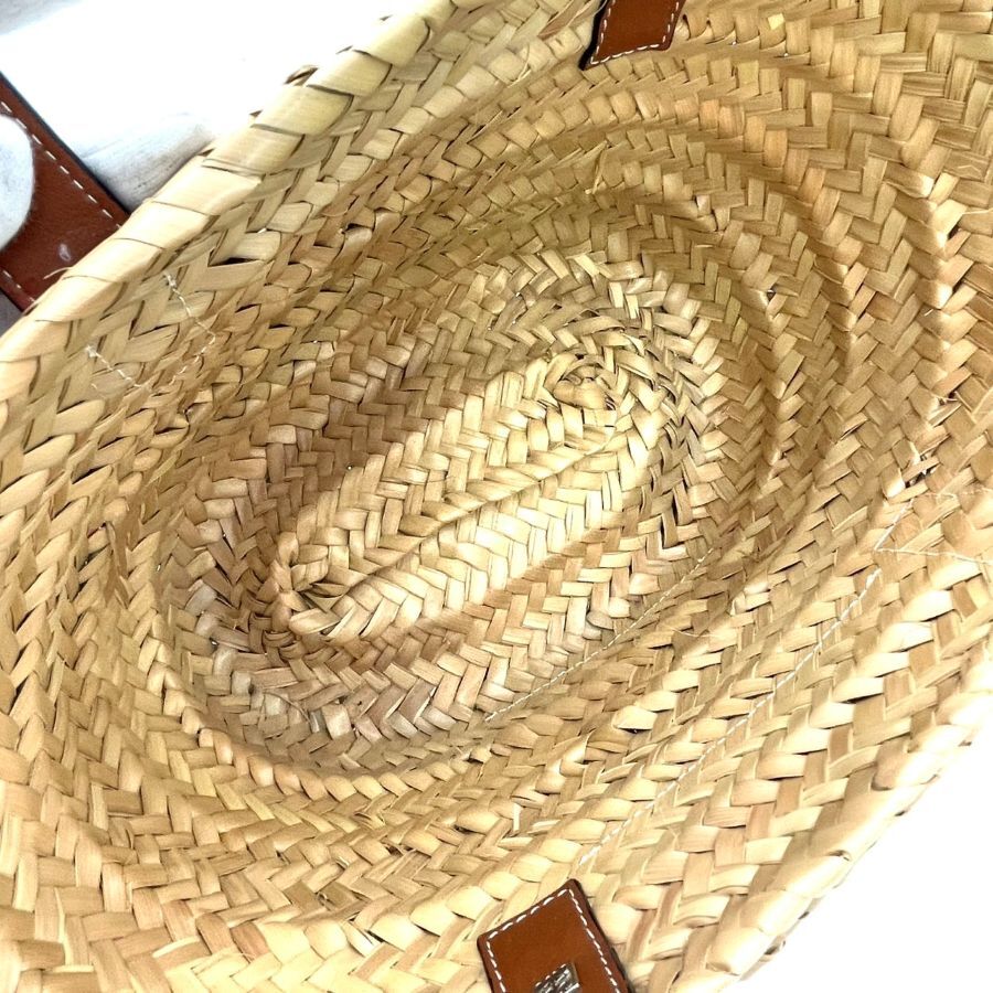 LOEWE Basket Small Basket Bag Brown