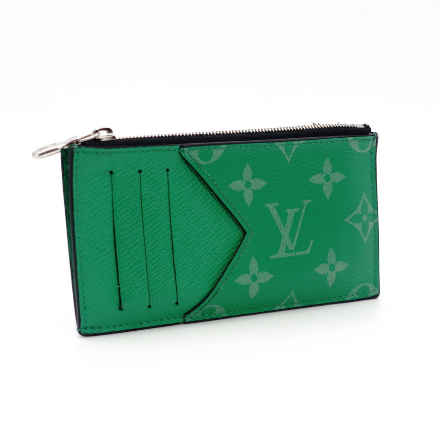 LOUIS VUITTON TIGARAMA COIN CARD HOLDER CACTUS GREEN