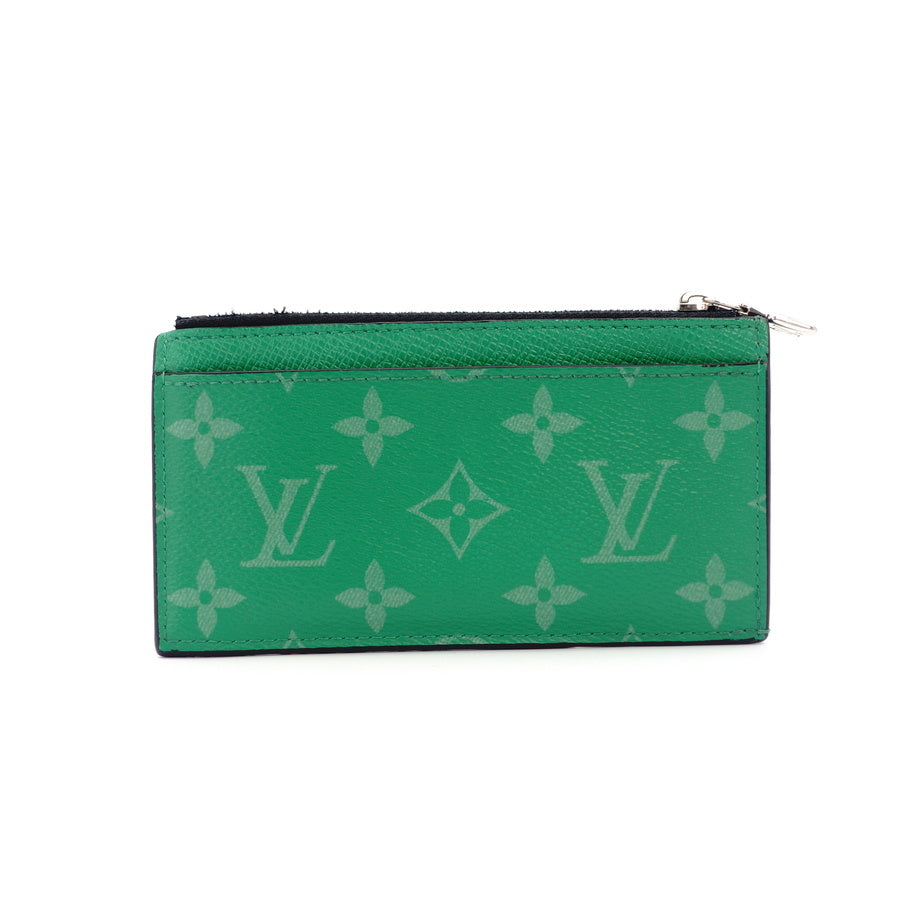 LOUIS VUITTON TIGARAMA COIN CARD HOLDER CACTUS GREEN
