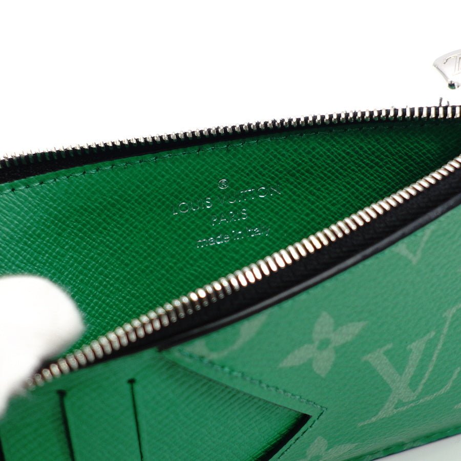 LOUIS VUITTON TIGARAMA COIN CARD HOLDER CACTUS GREEN