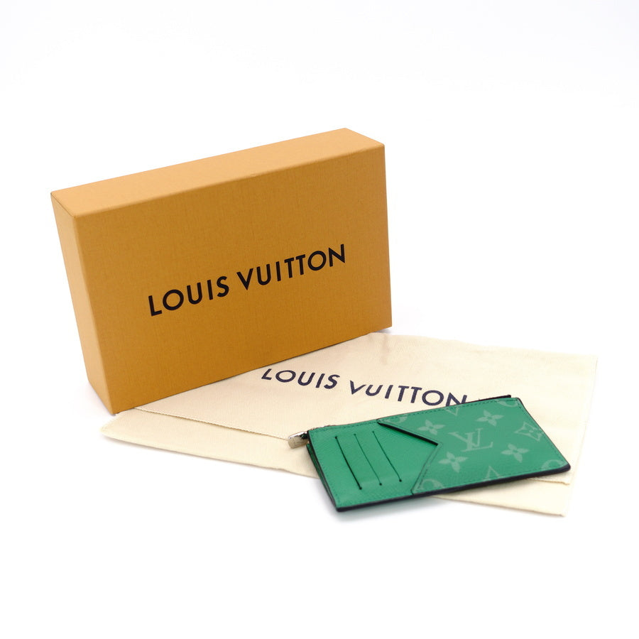 LOUIS VUITTON TIGARAMA COIN CARD HOLDER CACTUS GREEN