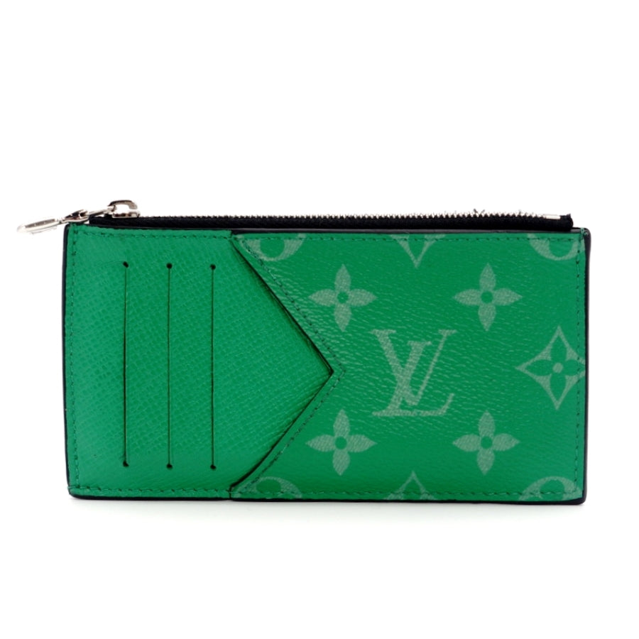 LOUIS VUITTON TIGARAMA COIN CARD HOLDER CACTUS GREEN