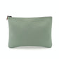 HERMES Trousse Flat MM Green Neovan Clutch bag
