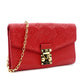 LOUIS VUITTON Empreinte Pochette Saint German Red Leather