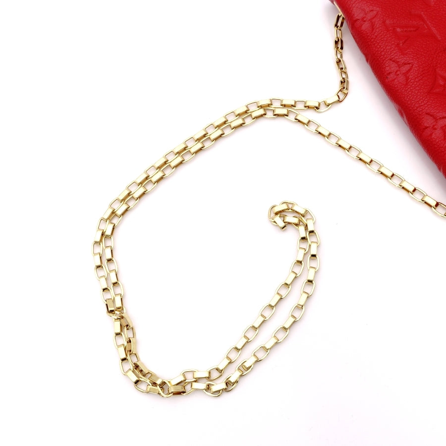 LOUIS VUITTON Empreinte Pochette Saint German Red Leather