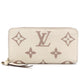 LOUIS VUITTON Bicolor Monogram Amplante Zippy Wallet