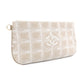 CHANEL New Travel Line Pouch Beige Nylon