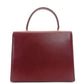 Cartier Mustline handbag leather Bordeaux vintage gold hardware