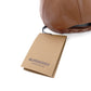 Unused Burberry TB Logo Leather Cap Hat Brown Baseball Cap 7-6-266