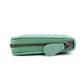 Bottega Veneta Intro Chart Long Wallet Green Leather Round zipper
