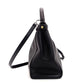 FENDI Peekaboo Handbag 2-Way Leather Black Shoulder Bag 7-5-775