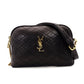 YVES SAINT LAURENT Gaby Chain Shoulder Bag Leather Black