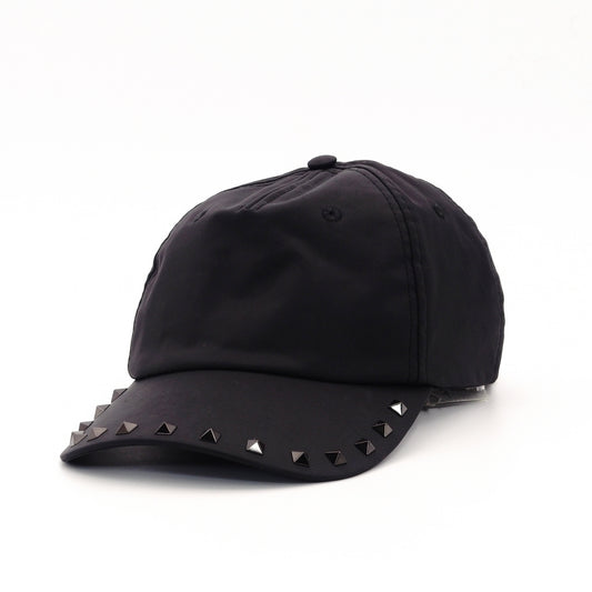 VALENTINO Garavani Cap Studs Black Nylon