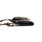 GUCCIGG PATTERN HOSE BIT Shoulder Bag Beige PVC Leather