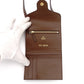 GUCCIGG PATTERN HOSE BIT Shoulder Bag Beige PVC Leather
