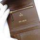 GUCCIGG PATTERN HOSE BIT Shoulder Bag Beige PVC Leather