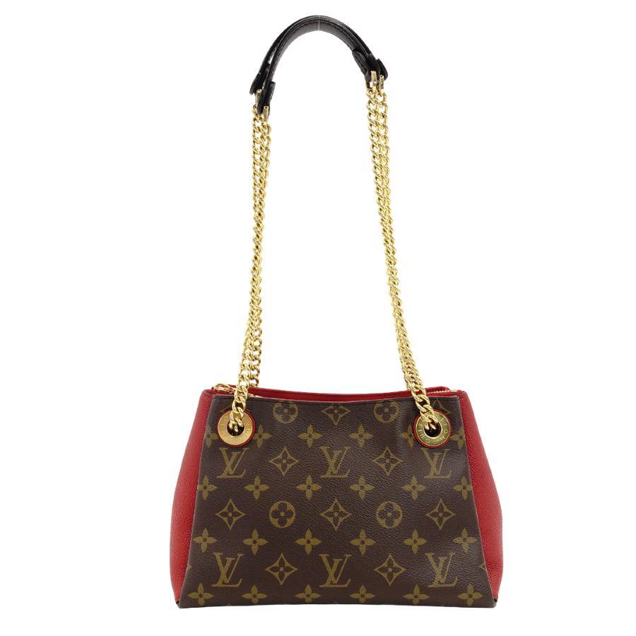 LOUIS VUITTON Monogram Sulene BB  Brown × Red M43776
