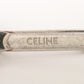 CELINE Key Holder Leather Metal Black