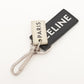CELINE Key Holder Leather Metal Black