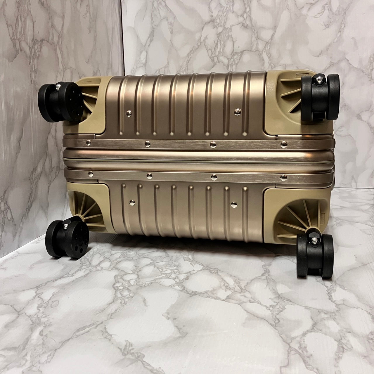 RIMOWA Topaz Aluminum Carry case Titanium