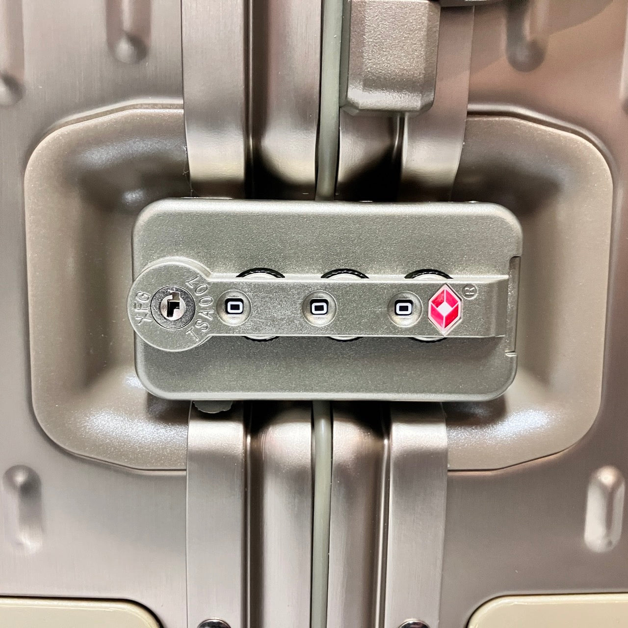 RIMOWA Topaz Aluminum Carry case Titanium