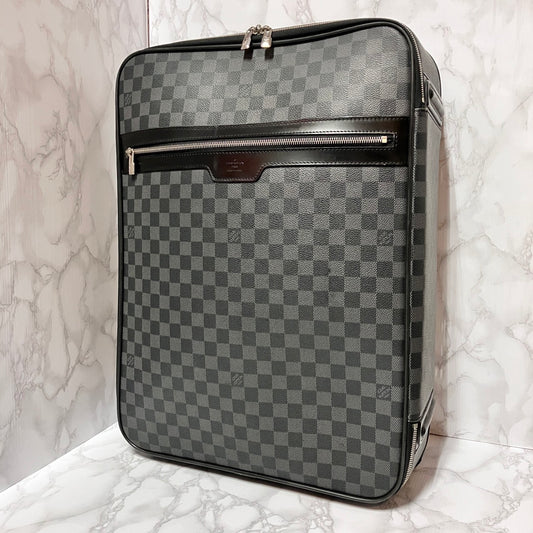 LOUIS VUITTON Graphite Pegas Carry on size