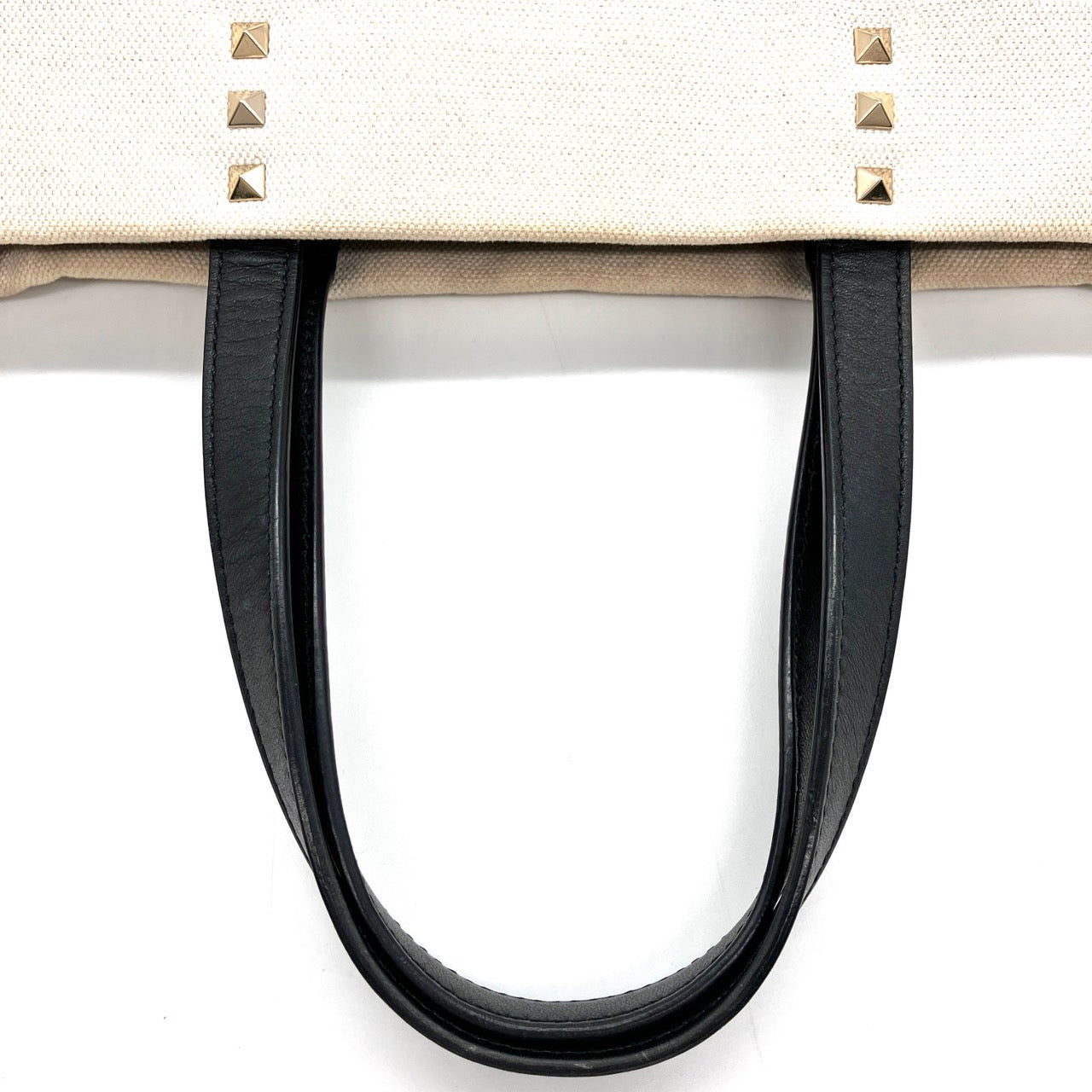 VALENTINO Rock Stud Canvas Tote