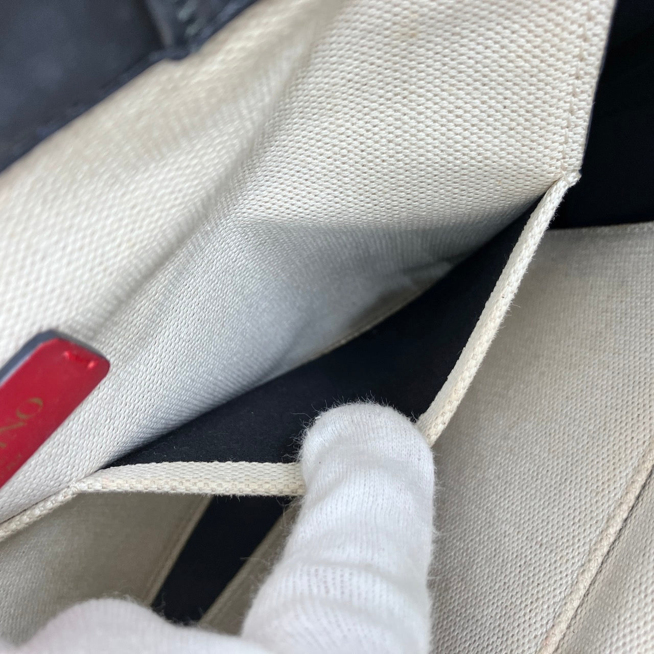 VALENTINO Rock Stud Canvas Tote