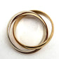 Cartier Trinity Ring K18 6.5g