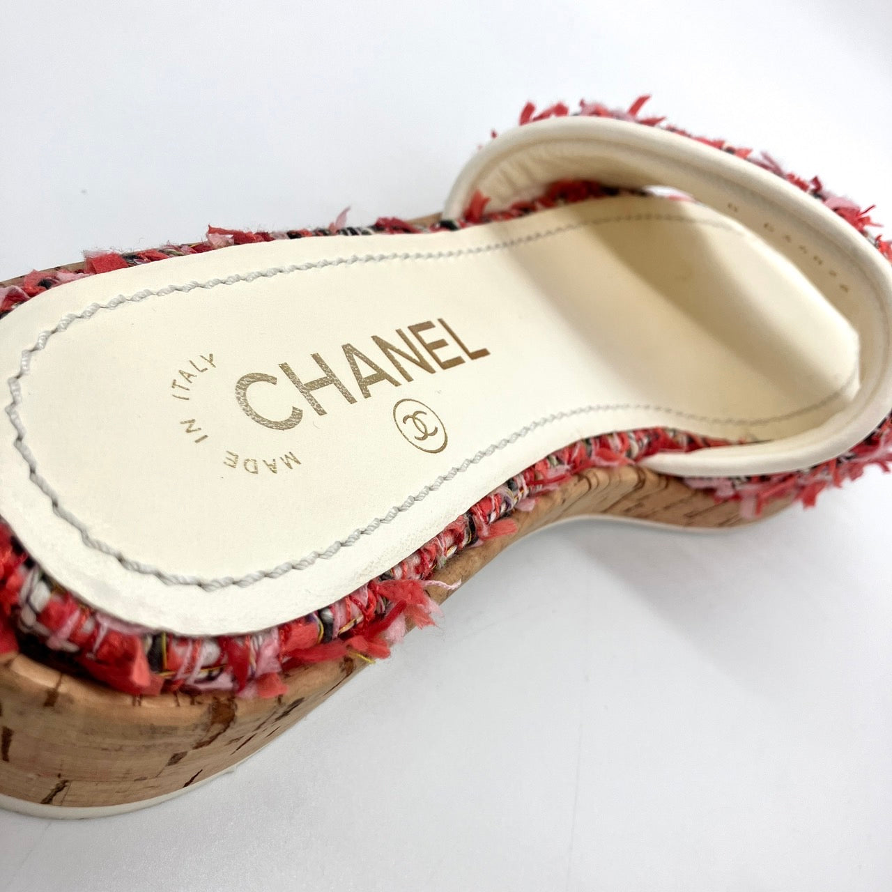 CHANEL Tweed Sandals