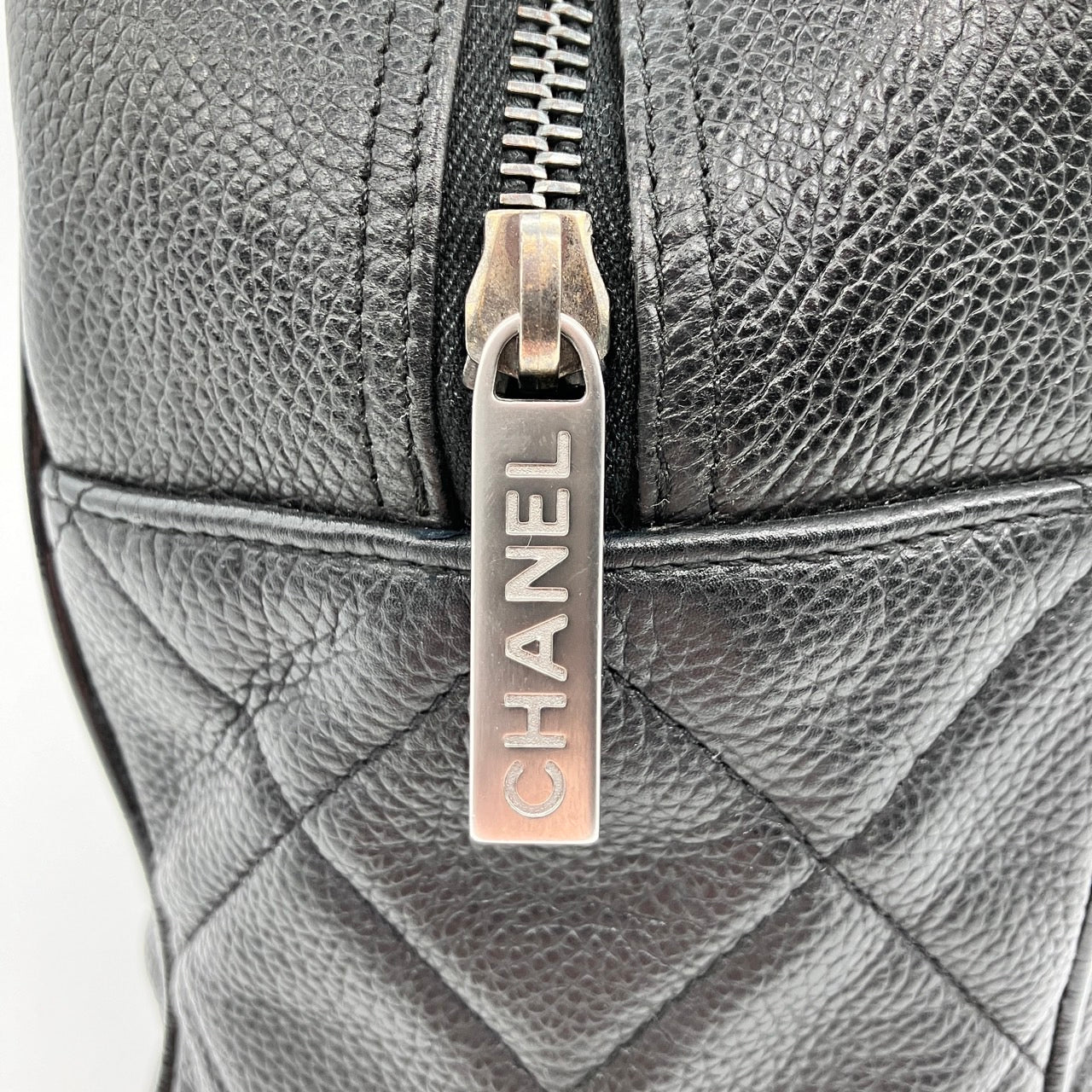 CHANEL Caviar Bowling bag