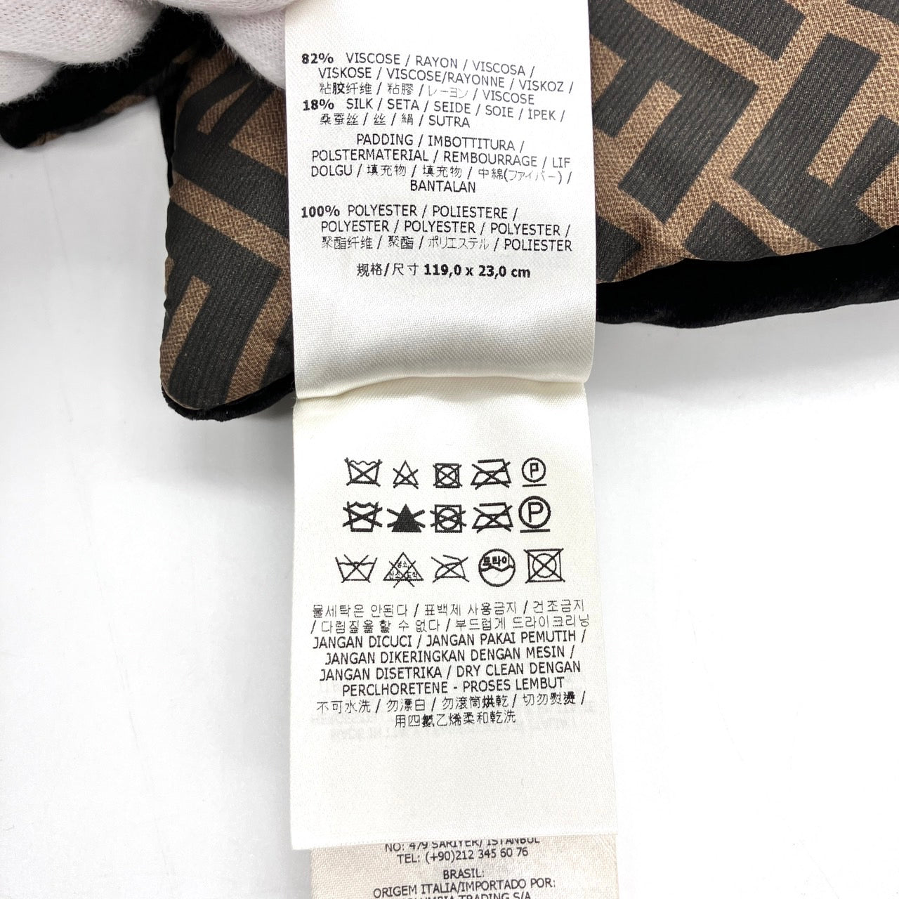 FENDI Zucca Nylon Muffler