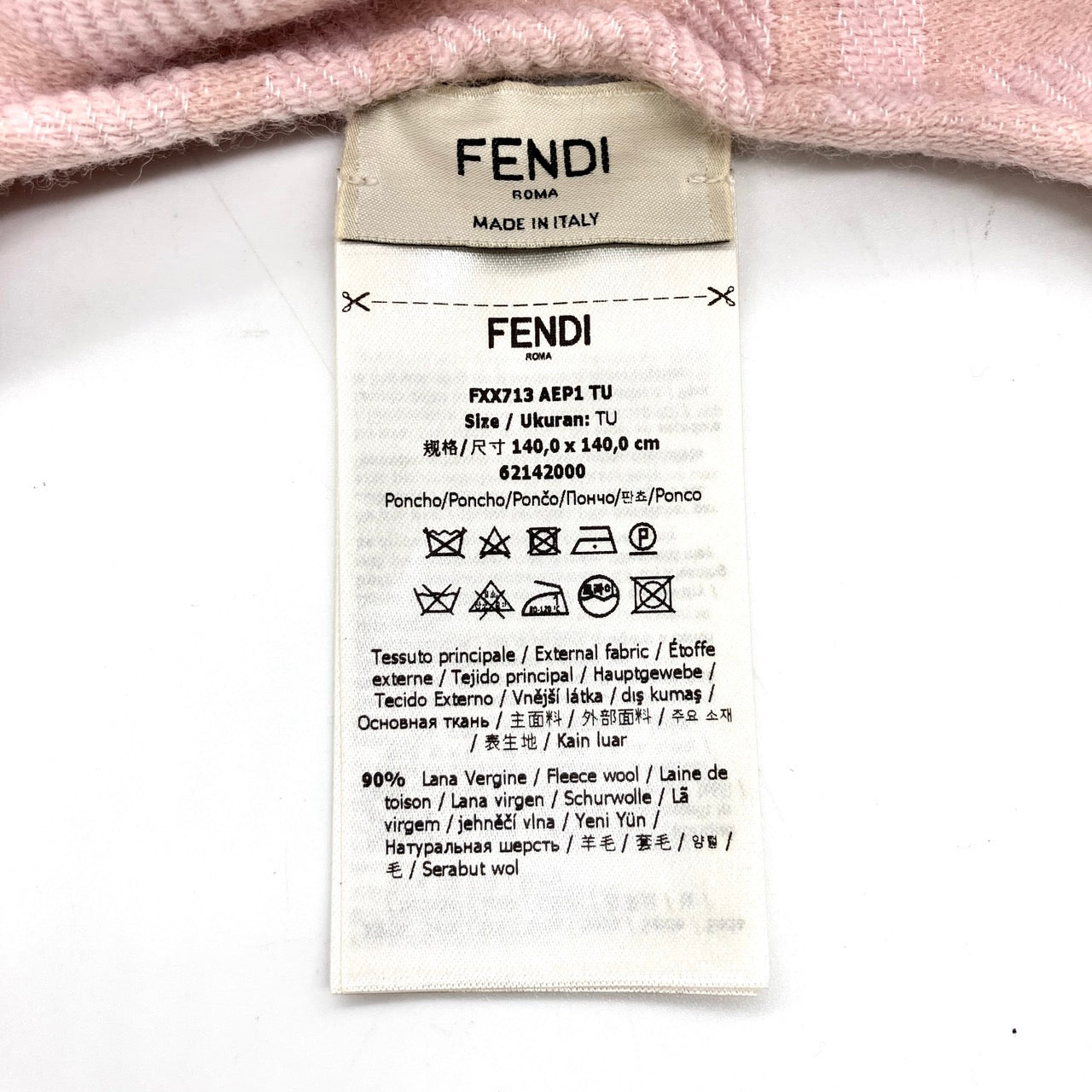 FENDI Zucca poncho