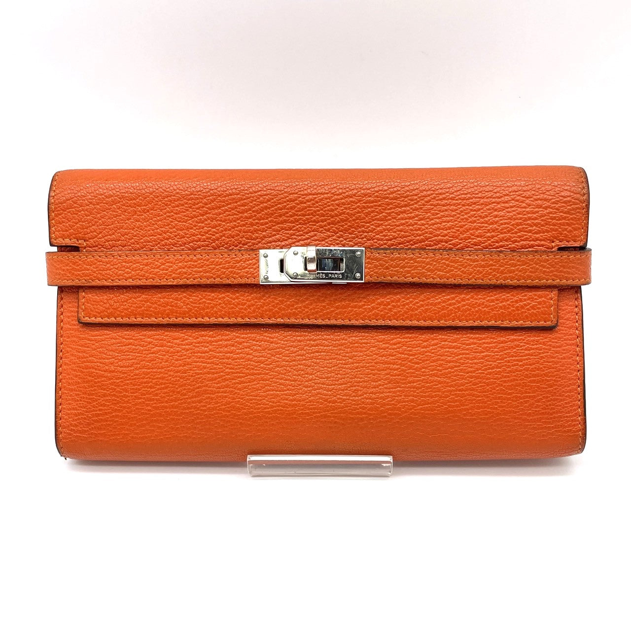 HERMES Kelly Veau Epsom Long Wallet