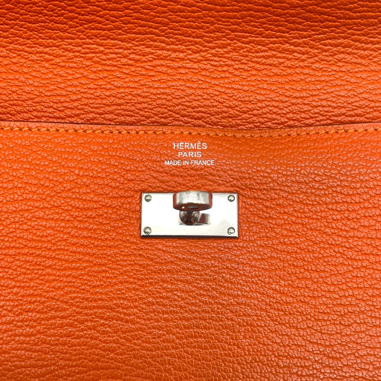 HERMES Kelly Veau Epsom Long Wallet