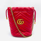 GUCCI GG Marmont Mini Bucket Bag