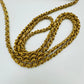 CHANEL Chain Shoulder Bag Caviar Skin Coco Mark Beige