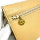 CHANEL Chain Shoulder Bag Caviar Skin Coco Mark Beige