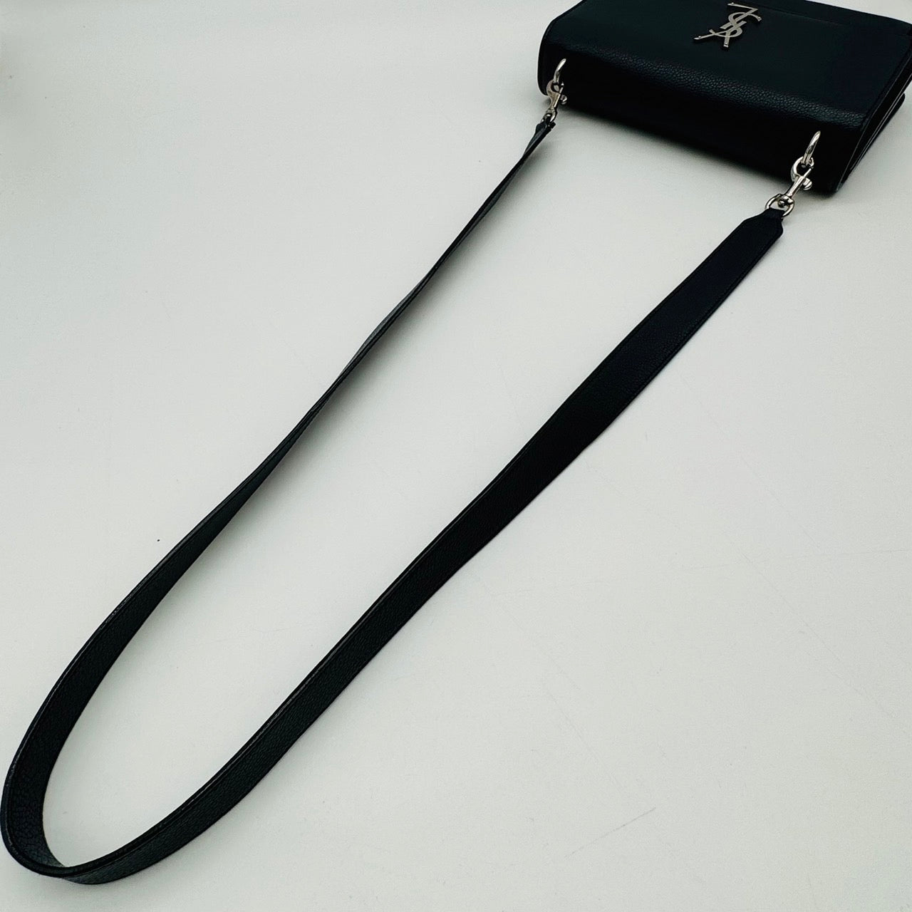 YSL Shoulder Bag Leather Navy Sunset Medium