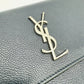 YSL Shoulder Bag Leather Navy Sunset Medium