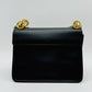 FENDI Mini Canai F Chain Shoulder Bag Black