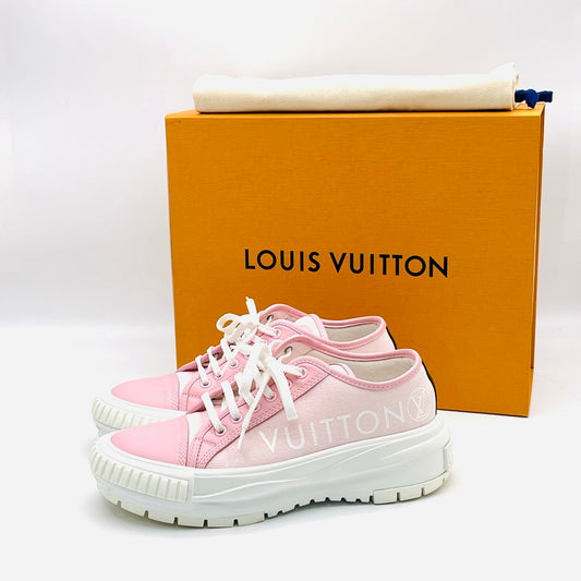 LOUIS VUITTON Squad Line Sneakers Pink