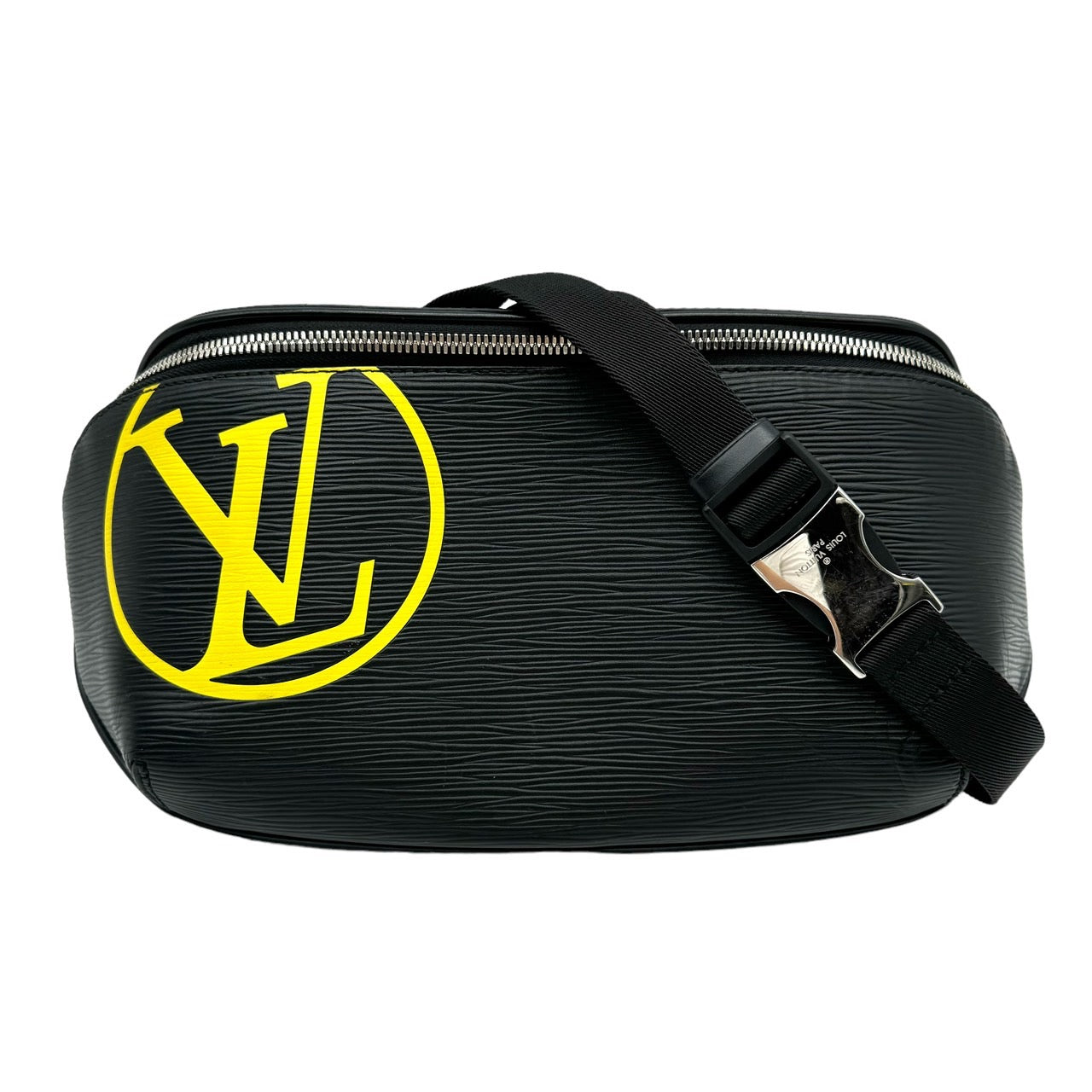 LOUIS VUITTON Epi LV Circle Bum Bag Black