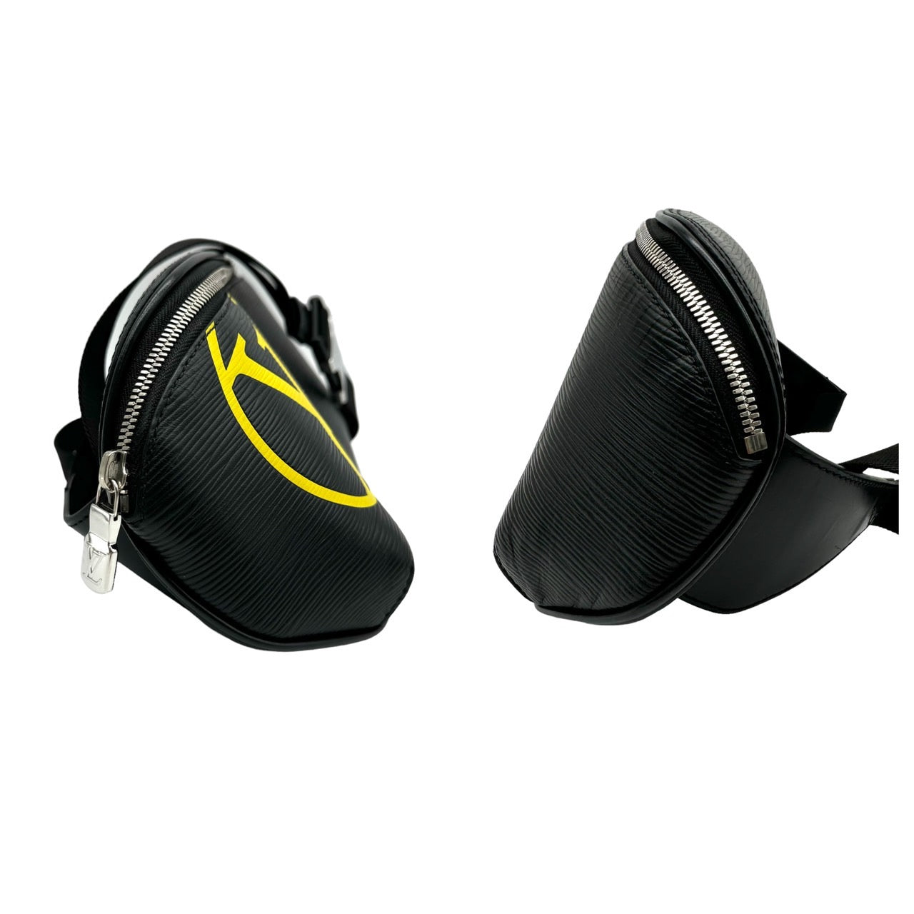 LOUIS VUITTON Epi LV Circle Bum Bag Black