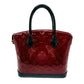LOUIS VUITTON Lock-it PM Vernis Handbag M90251 Red